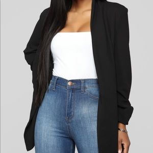 Fashion Nova Black Celine Blazer